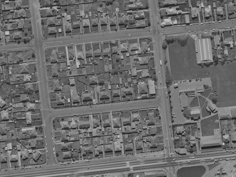8A Rex Street from the air, 1970-1974