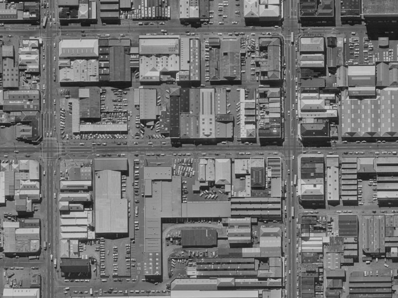 171 St Asaph Street from the air, 1970-1974