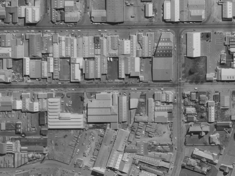 400E Saint Asaph Street from the air, 1970-1974