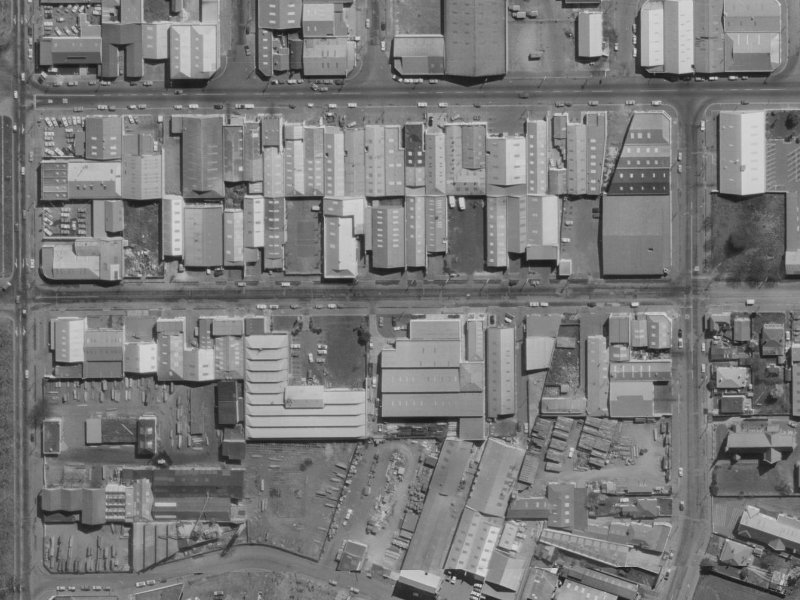 420 St Asaph Street from the air, 1970-1974