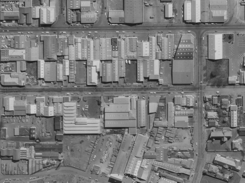 414 Saint Asaph Street from the air, 1970-1974