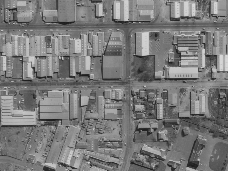 440 St Asaph Street from the air, 1970-1974