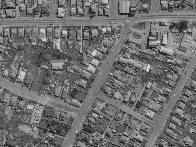 83 Mathesons Road from the air, 1970-1974