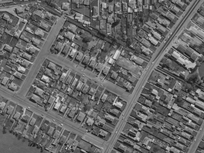 21 Newcastle Street from the air, 1970-1974