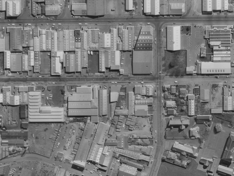 392 Saint Asaph Street from the air, 1970-1974