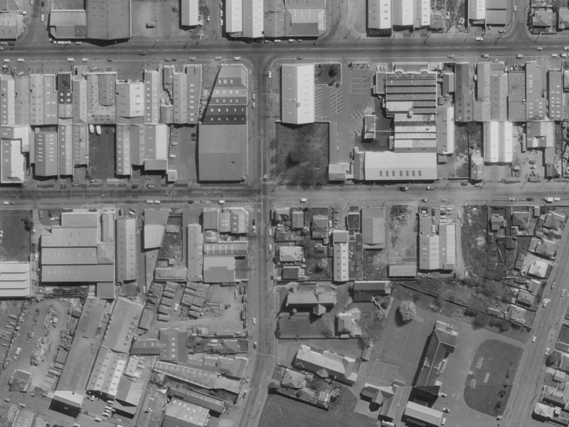 442A Saint Asaph Street from the air, 1970-1974