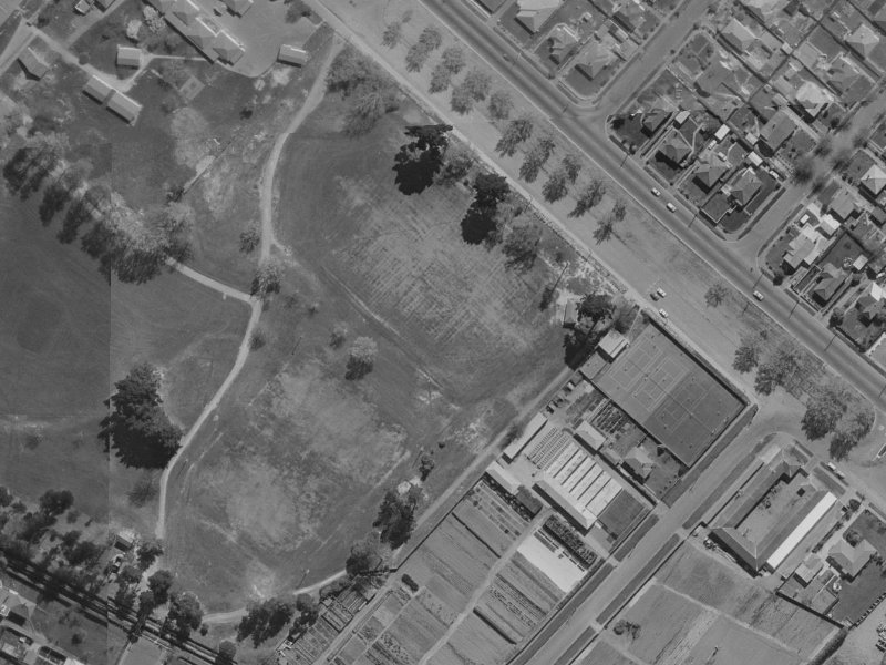 300 Linwood Avenue from the air, 1970-1974