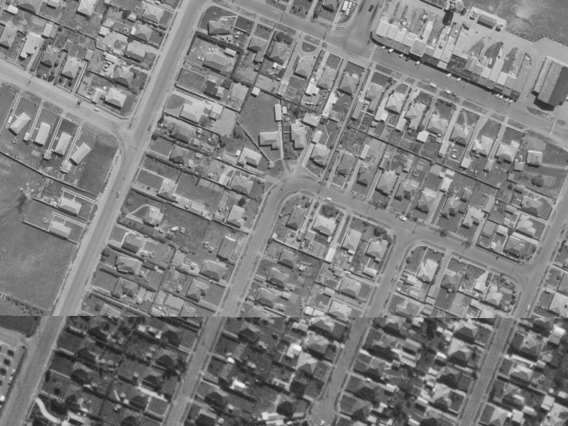 32 Amuri Street from the air, 1970-1974