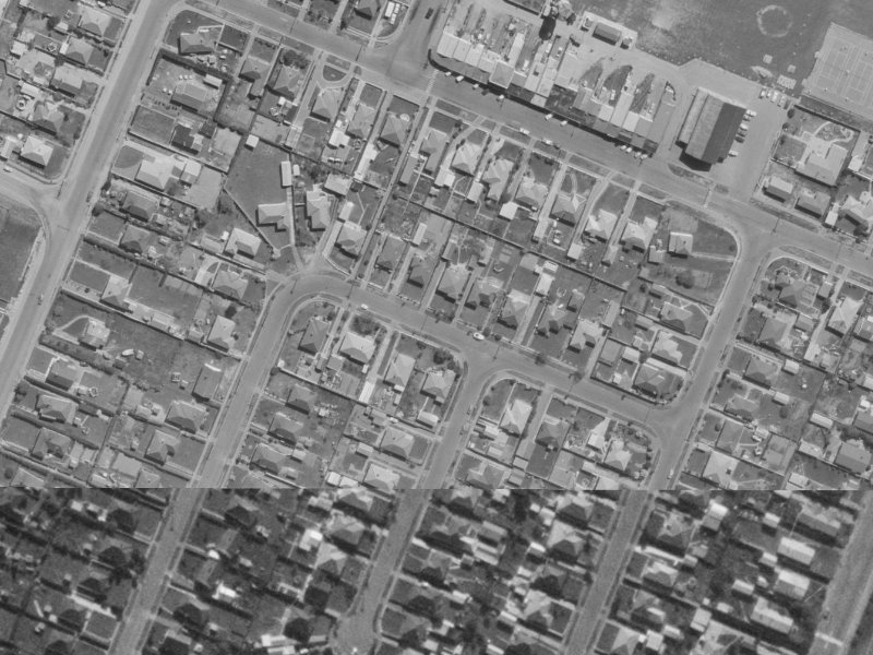 47 Amuri Street from the air, 1970-1974