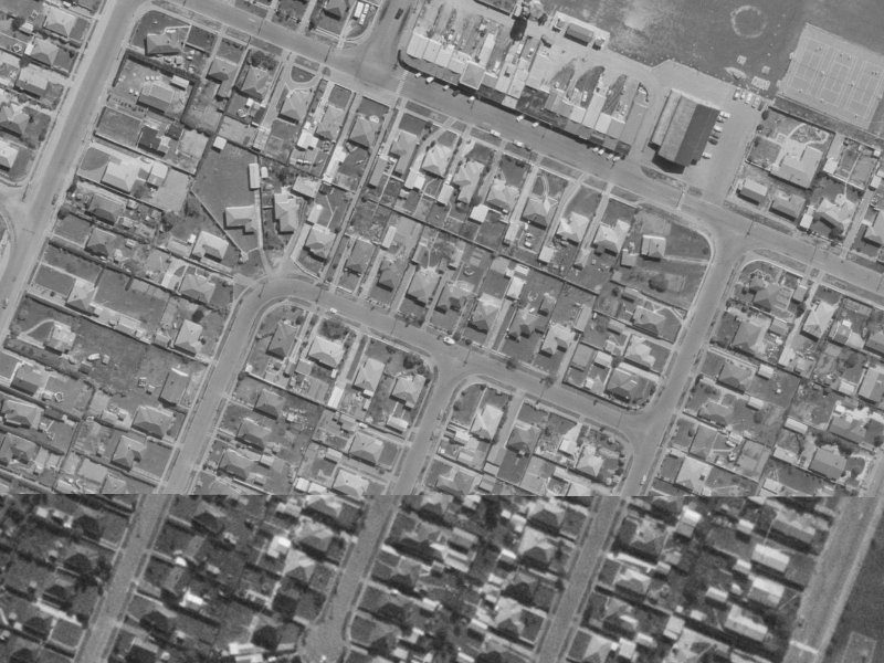 49 Amuri Street from the air, 1970-1974