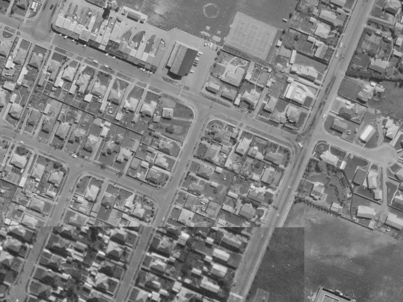 34 Tinokore Street from the air, 1970-1974