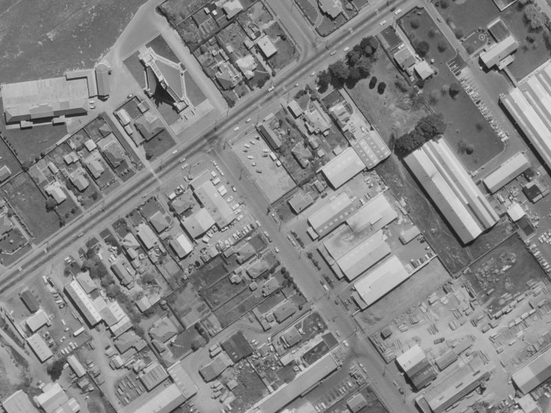 5 Watts Road from the air, 1970-1974