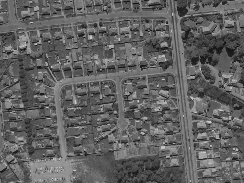 1 Homer Place from the air, 1970-1974