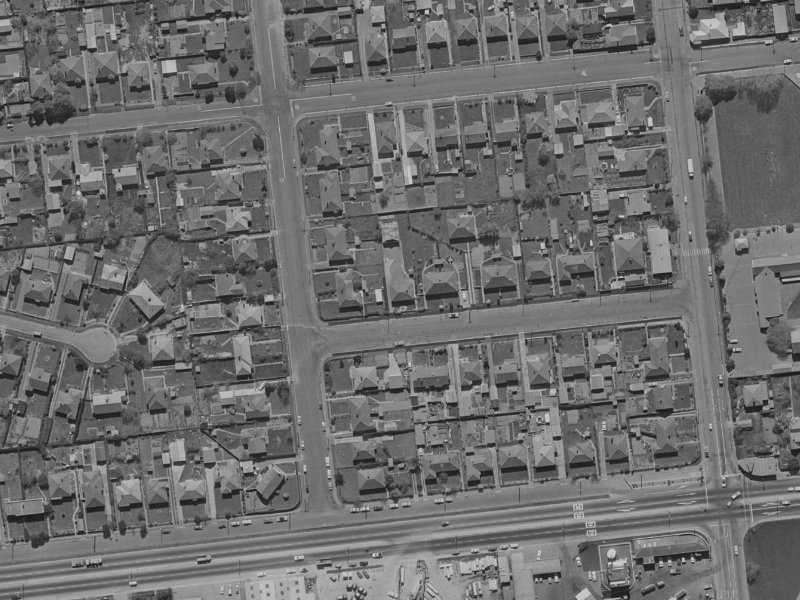 20 Rex Street from the air, 1970-1974