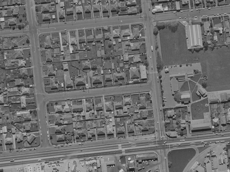 6 Rex Street from the air, 1970-1974