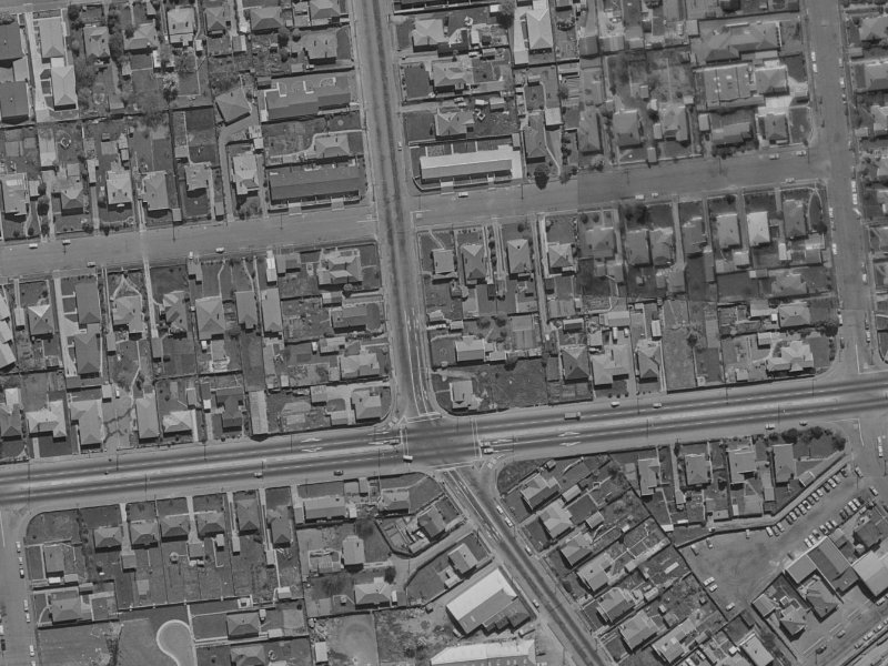 114 Clarence Street from the air, 1970-1974
