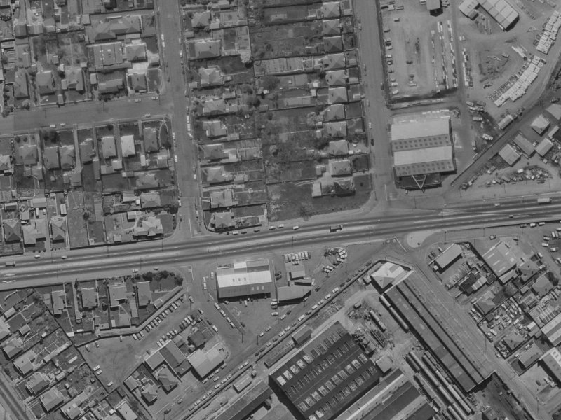 7A Mandeville Street from the air, 1970-1974