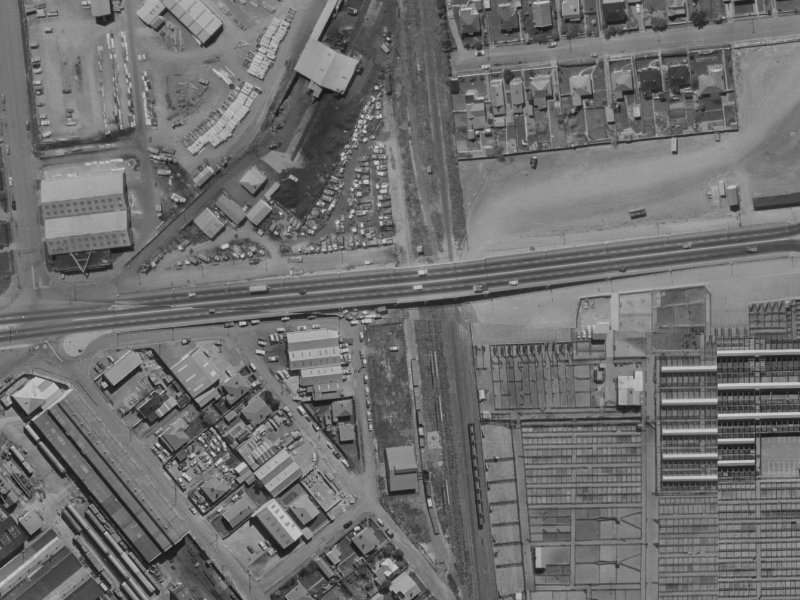 6 Pope Street from the air, 1970-1974