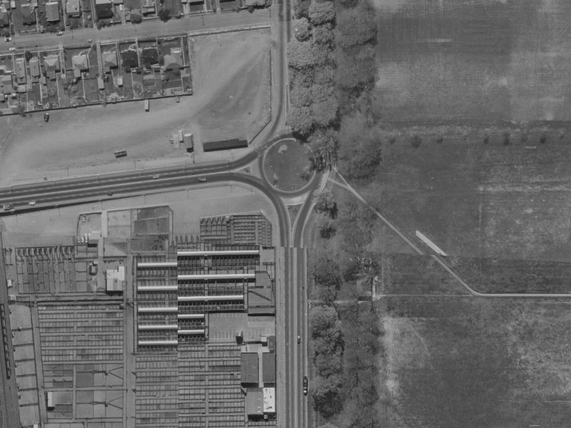 49 Deans Avenue from the air, 1970-1974