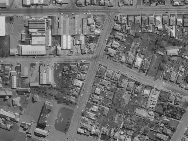 64 Nursery Road from the air, 1970-1974