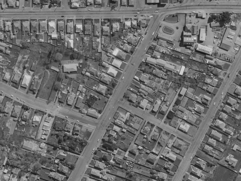 79 Mathesons Road from the air, 1970-1974