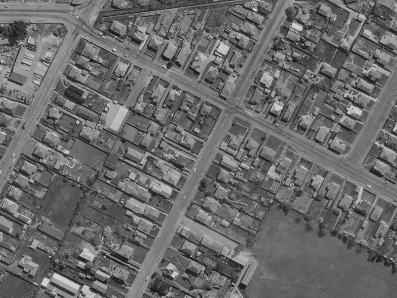 113 Bordesley Street from the air, 1970-1974