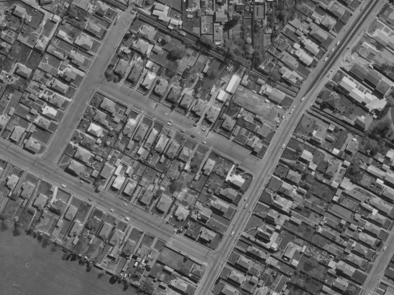 24 Newcastle Street from the air, 1970-1974