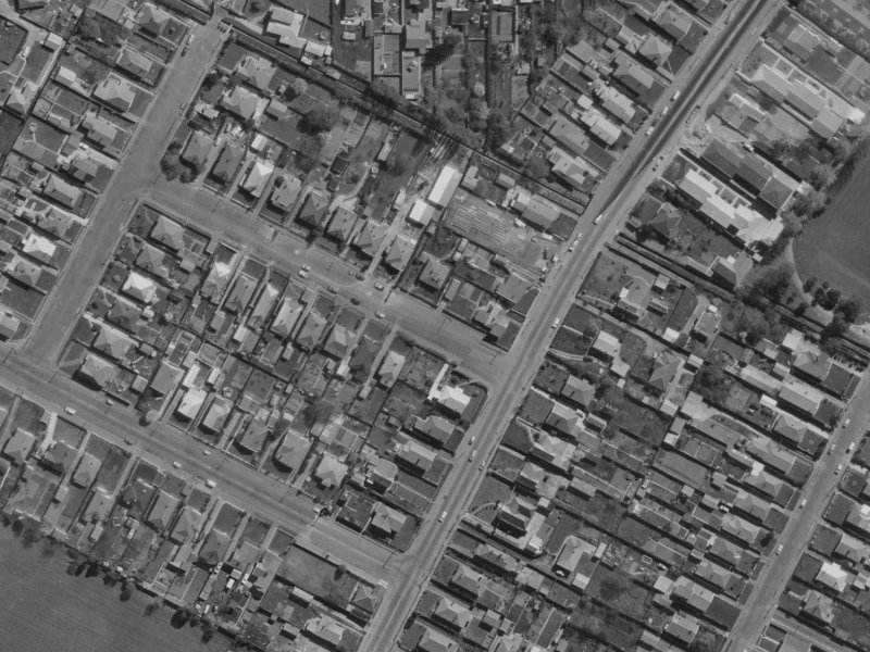 30A Newcastle Street from the air, 1970-1974