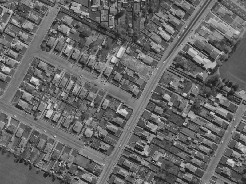 21-25 Newcastle Street from the air, 1970-1974