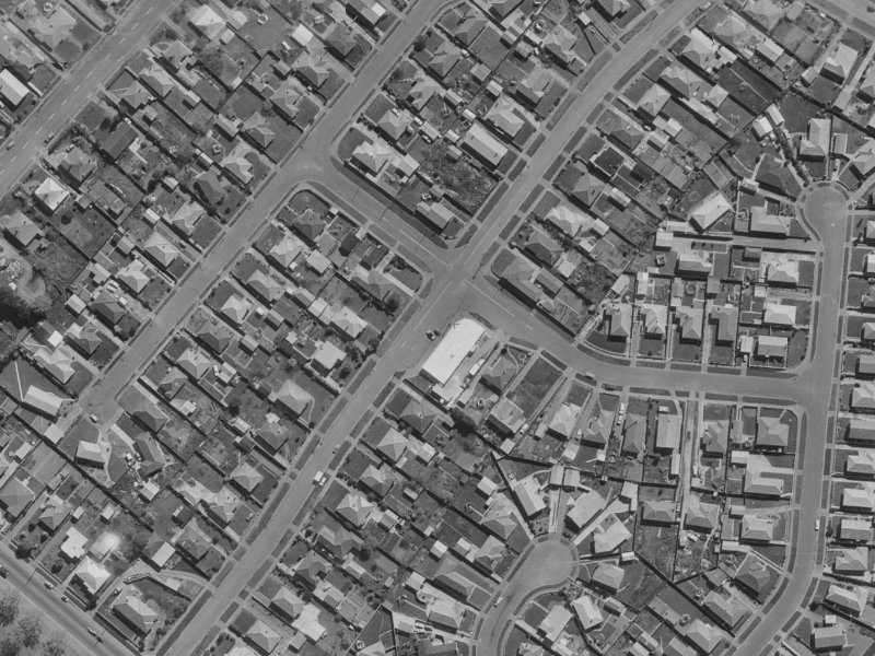 26 McGregors Road from the air, 1970-1974