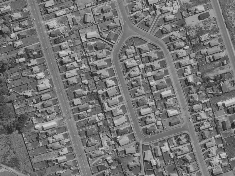 16 Malta Crescent from the air, 1970-1974