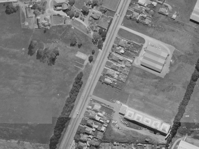 74 Carmen Road from the air, 1970-1974