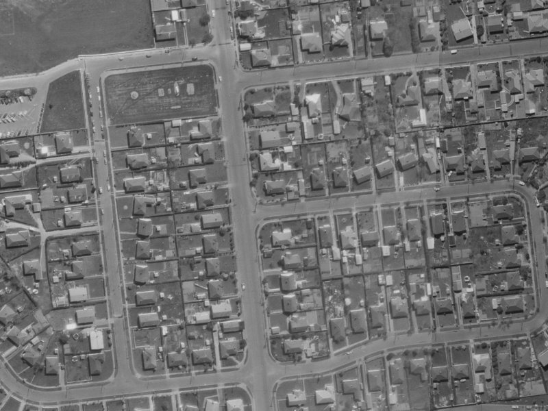 1 Hillary Crescent from the air, 1970-1974