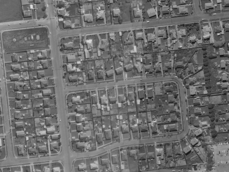 8 Hillary Crescent from the air, 1970-1974