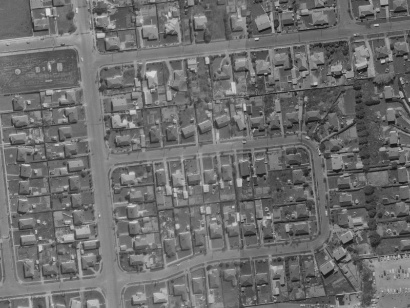 10-12 Hillary Crescent from the air, 1970-1974