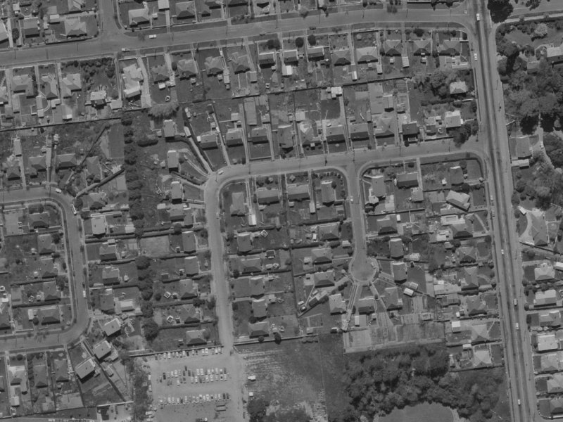 Roche Avenue from the air, 1970-1974