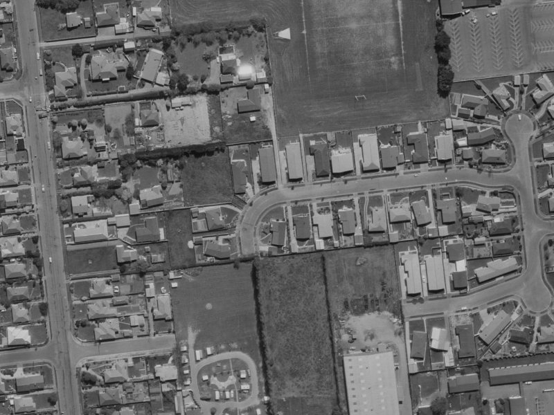 17 Colligan Street from the air, 1970-1974