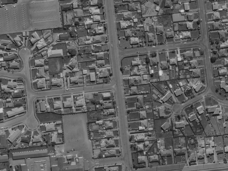 67 Wharenui Road from the air, 1970-1974