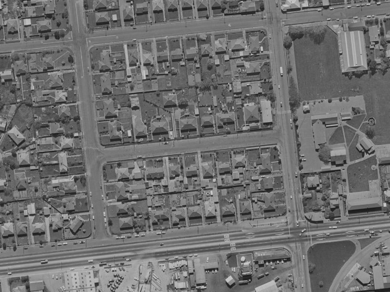 Rex Street from the air, 1970-1974