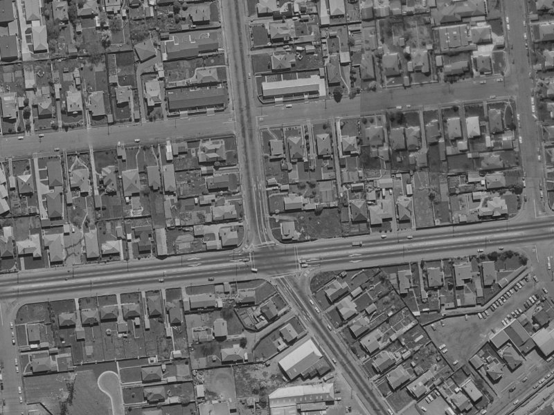 112 Clarence Street from the air, 1970-1974