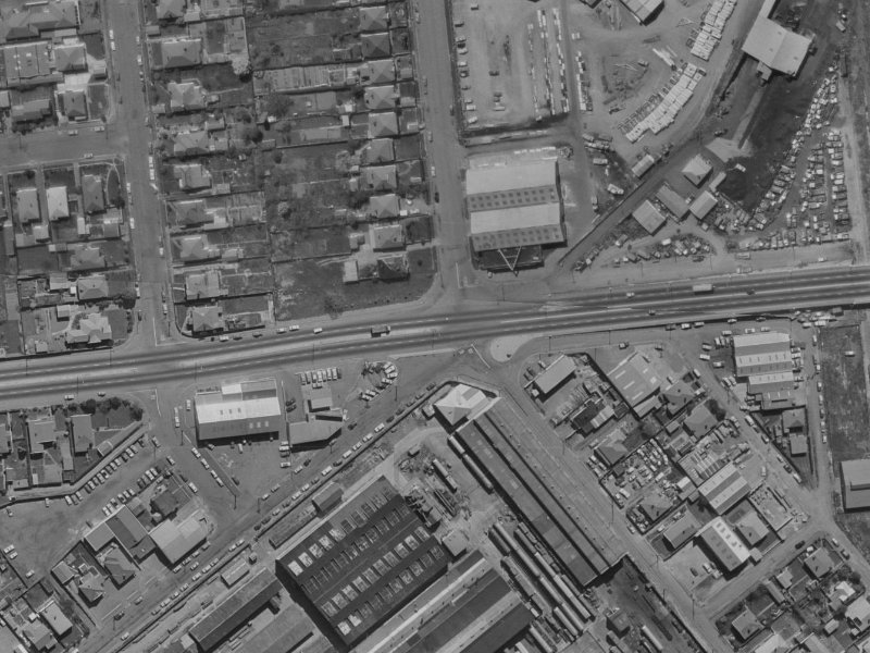66R Blenheim Road from the air, 1970-1974