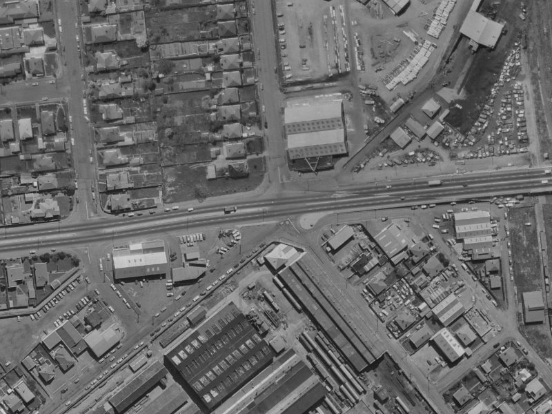7A Mandeville Street from the air, 1970-1974