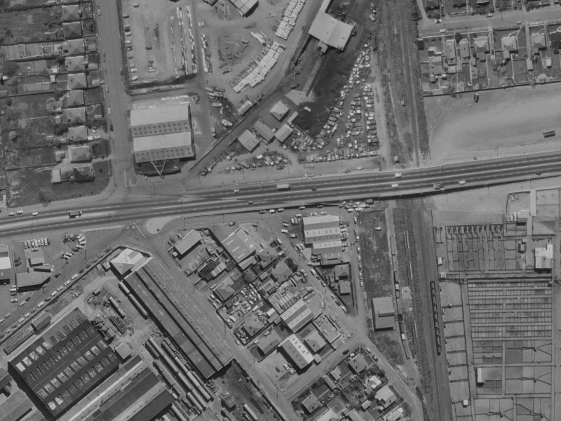 22 Tyne Street from the air, 1970-1974