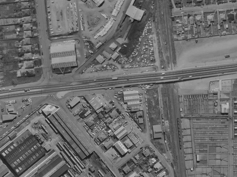 22B Tyne Street from the air, 1970-1974