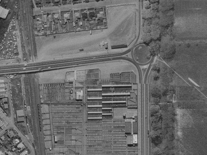 45 Deans Avenue from the air, 1970-1974