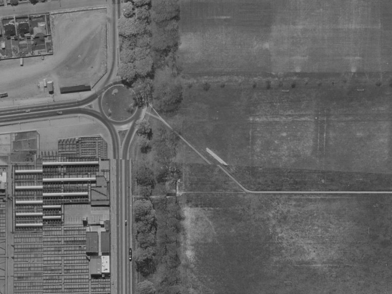 43 Deans Avenue from the air, 1970-1974