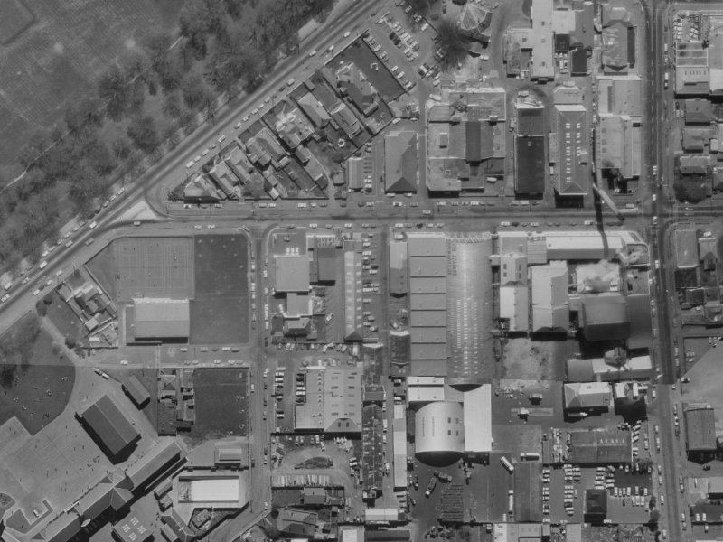 66 Stewart Street from the air, 1970-1974