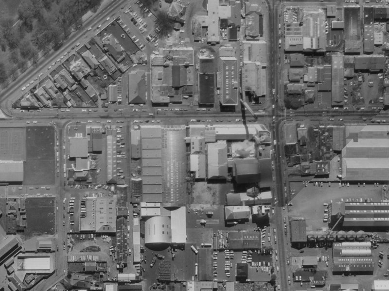 36 Saint Asaph Street from the air, 1970-1974