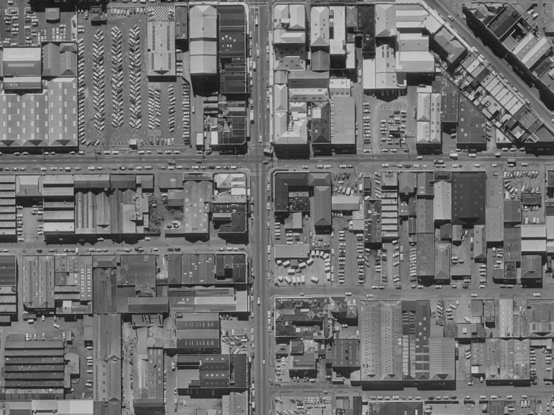 68 Manchester Street from the air, 1970-1974