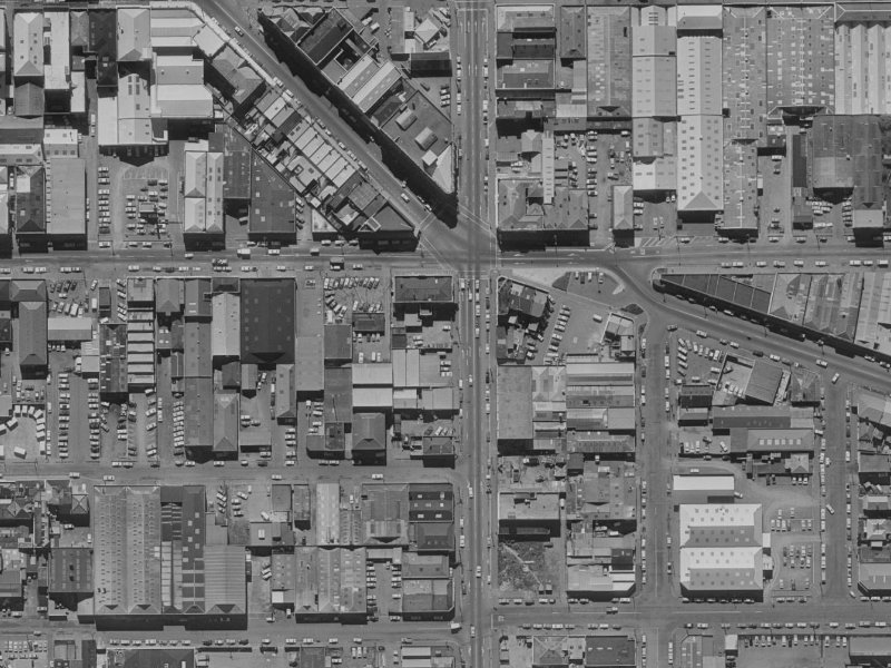 156 Madras Street from the air, 1970-1974